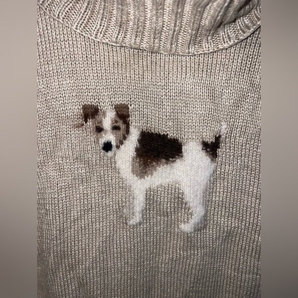Rare Ralph Lauren Hand Knit Turtle Neck with Terrier - Picture 5 of 10